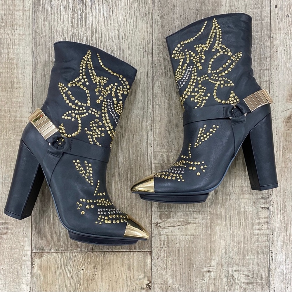 JEFFREY CAMPBELL  LISA MARIE BOOTS 7 - Picture 3 of 5